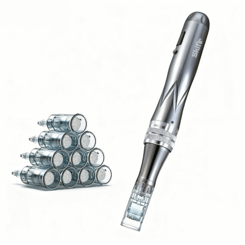 SKIFIR Home Wireless M8 Microneedling Pen, suitable for face, scalp, and body, rechargeable and adjustable