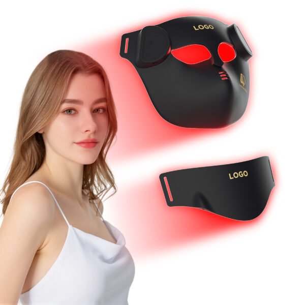 New Manufacturer LED Facial Mask 3D Red Light Therapy Face 460nm 630nm 520nm 850nm Red Light Therapy Mask