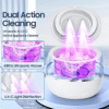 One Button Operation 4 Modes UV Lamp Beads Kill Bacteria Effectively for Denture Aligner Mouth Guard Ultrasonic Retainer Cleaner
