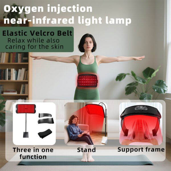 630nm 850nm Infrared Light Therapy PDT Machine LED Red Light Therapy Belt with 5 Colors Model