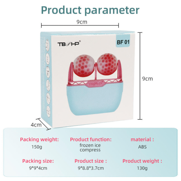 New 2 in 1 Face Massager Ice Cooling Facial Roller Eye Roller Relieve Fatigue Pain Redness Skin Tighten Face Lift