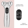 Portable Handheld 4D Microcurrent Roller Massager V Line Lifting Wrinkle Reduction Beauty Tool for Face Eyes and Body