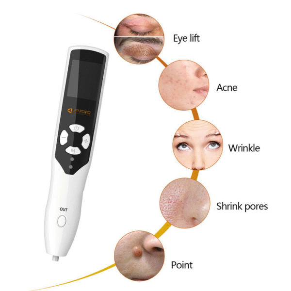 2 in 1 Professional Cold Jet Plasma Lifting Skin Tag and Mole Removal Machine Skin Tightening Ozone Fibroblast Plasma Pen