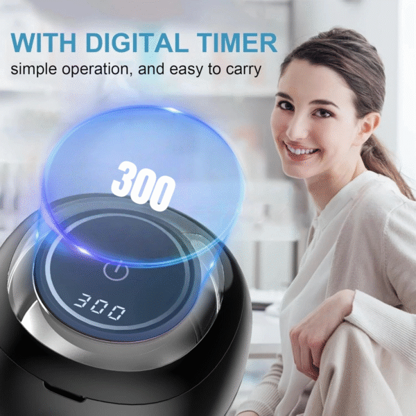 One Button Operation 4 Modes UV Lamp Beads Kill Bacteria Effectively for Denture Aligner Mouth Guard Ultrasonic Retainer Cleaner