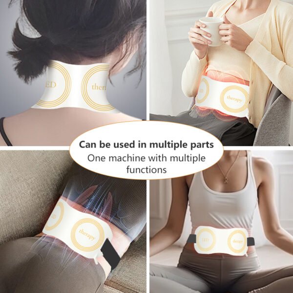 Heated Red Light Waist Belt Portable Pain Relief for Back Abdomen Neck &amp Cramps