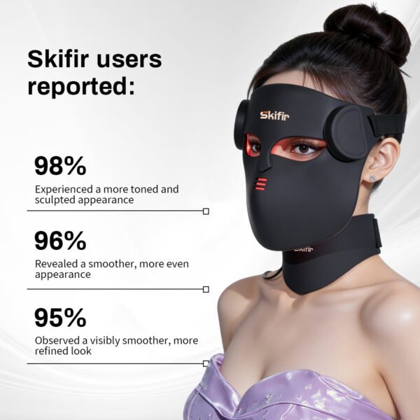 New Manufacturer LED Facial Mask 4D Red Light Therapy Face 460nm 630nm 520nm 850nm Red Light Therapy Mask