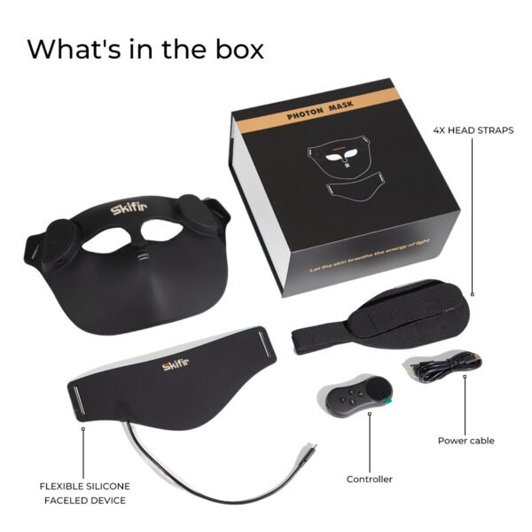 New Manufacturer LED Facial Mask 4D Red Light Therapy Face 460nm 630nm 520nm 850nm Red Light Therapy Mask