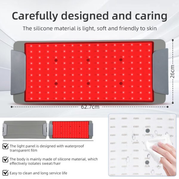 Professional Red Light Therapy Panel for Full Body Use for Exercise Muscle Recovery Mini Red Light Therapy Panel