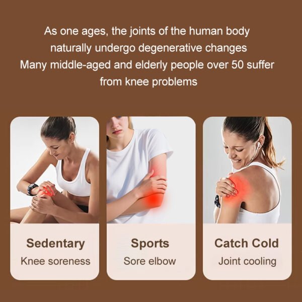 Rechargeable Handheld 660nm 850nm Infrared Heating Elbow Pads Shoulder amp amp Knee Brace Pain Relief Red Light Therapy Massager