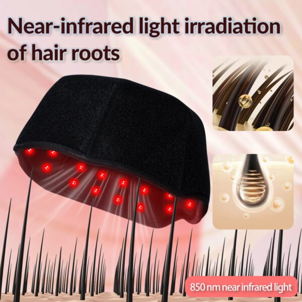 Portable Hair Pro 660nm 850nm Red Light Therapy Hair Growth Hat Hair Regrowth Laser Growth Laser Cap for Home Use