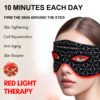 Hand Held LED Red amp Infrared Light Therapy Eye Mask Treat Eye Bags Reduce Wrinkles amp Improve Sleep Quality for Eye amp Face