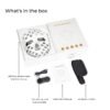 7 Breathable Hollow Out 7 Color LED Mask 5D Flexible Fit with Remote for Face All Skin Types