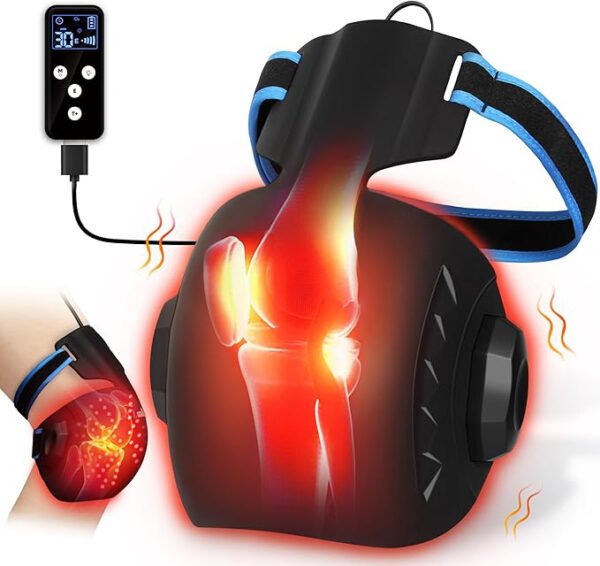 Rechargeable Handheld 660nm 850nm Infrared Heating Elbow Pads Shoulder amp amp Knee Brace Pain Relief Red Light Therapy Massager