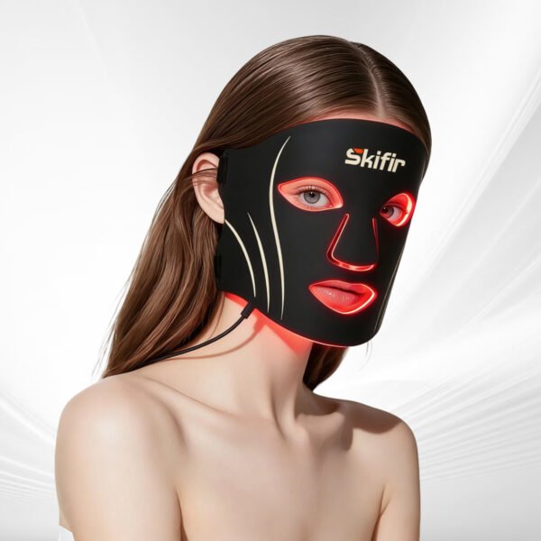 Portable Silicone LED Mask Anti Puff Skin Tighten Wrinkle Smooth Rejuvenate