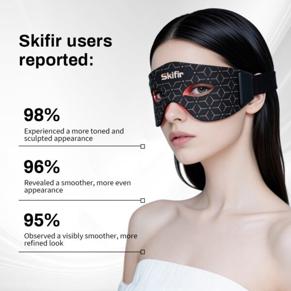 Hand Held LED Red amp Infrared Light Therapy Eye Mask Treat Eye Bags Reduce Wrinkles amp Improve Sleep Quality for Eye amp Face