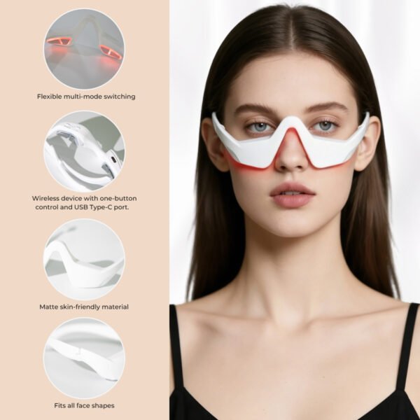 EMS Microcurrent & Red-Light Therapy Massager Eye Beauty Dark Circle Reduction Rehabilitation Equipment