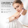 Multi-Function Electric Eye Care Device – LED Light & Vibration for Skin Refreshing