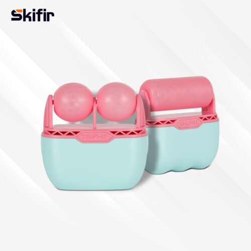 2-in-1 Ice Cooling Face &amp Eye Roller | Facial Massager for Puffiness &amp Redness | At-Home Skin Care Tool