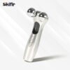 Portable Handheld 4D Microcurrent Roller Massager V Line Lifting Wrinkle Reduction Beauty Tool for Face Eyes and Body
