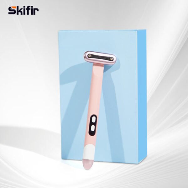 Multi-Function Electric Eye Care Device – LED Light & Vibration for Skin Refreshing