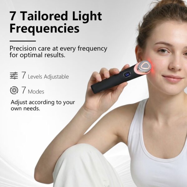 Portable Eye Care Wand – Color Light &amp Vibration Massage for Relaxation