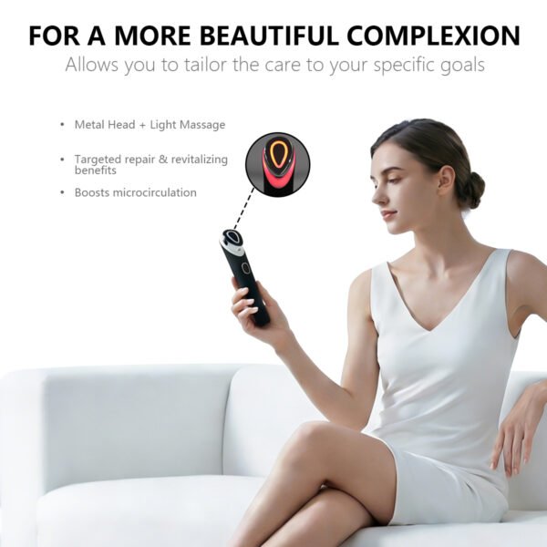 Portable Eye Care Wand – Color Light &amp Vibration Massage for Relaxation