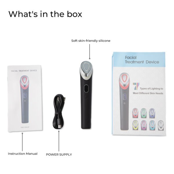 Portable Eye Care Wand – Color Light &amp Vibration Massage for Relaxation