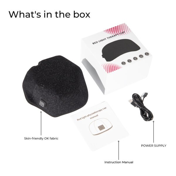 Portable Hair Pro 660nm 850nm Red Light Therapy Hair Growth Hat Hair Regrowth Laser Growth Laser Cap for Home Use