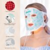 Rechargeable 630nm Red Light Therapy LED Facial Mask Soft Silicone Electric Face Mask Support OEM and ODM