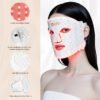 LED Facial Mask Red IR Blue Yellow Light Tighten and Whiten