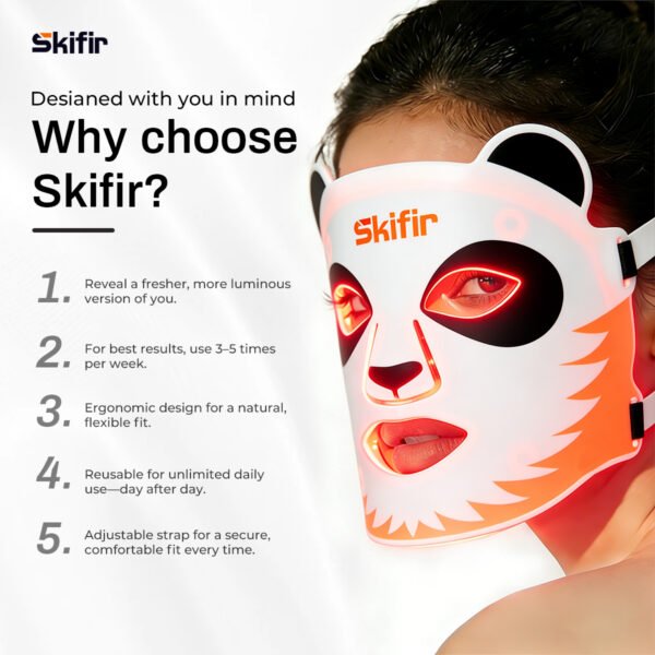 Silicone LED Mask Re NIR Ice Pack 4 Wave Pro Skin Care