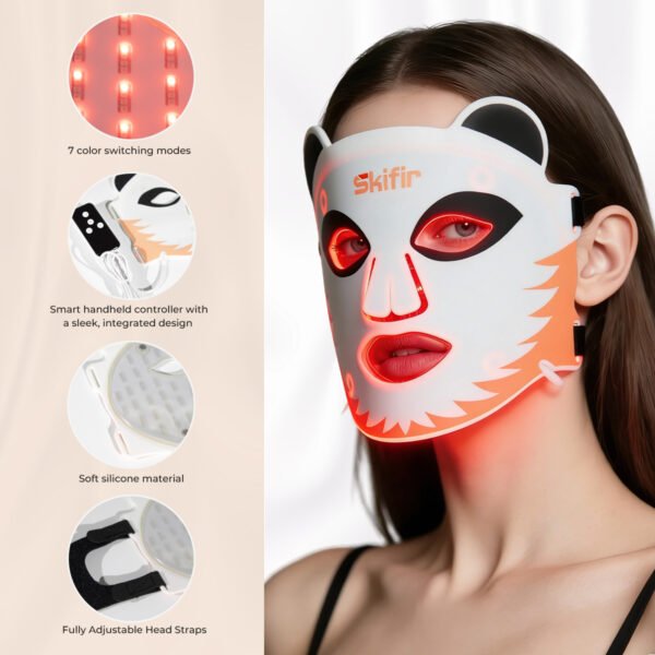 Silicone LED Mask Re NIR Ice Pack 4 Wave Pro Skin Care