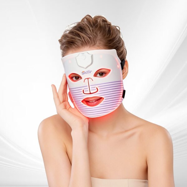 LED Silicone Mask 7 Color Facial Beauty Photon Anti Aging Repair Firming Skin Care