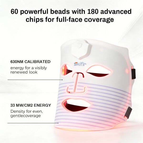 LED Silicone Mask 7 Color Facial Beauty Photon Anti Aging Repair Firming Skin Care