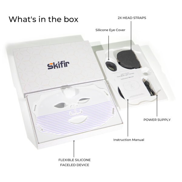 LED Silicone Mask 7 Color Facial Beauty Photon Anti Aging Repair Firming Skin Care