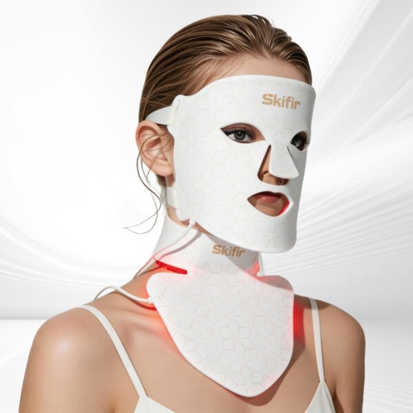 4 Color LED Photo Therapy Mask Red Light for Acne Anti Aging and Wrinkles Face and Neck