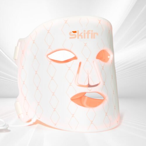 LED Facial Mask Red IR Blue Yellow Light Tighten and Whiten