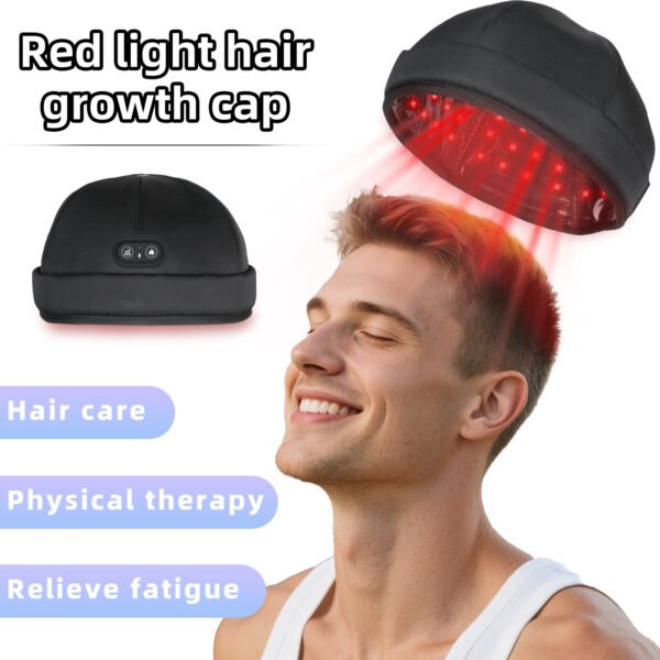 High-Tech Laser Hair Growth Cap Red Light Therapy for Thicker Darker Hair