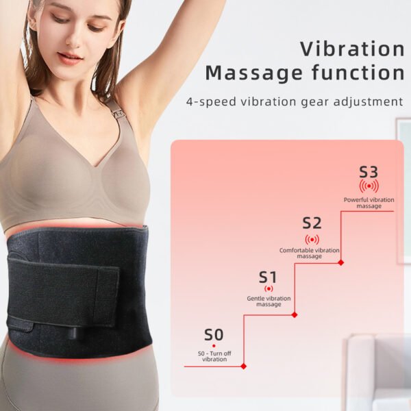 Red Light Therapy Waist Belt Versatile Massage Belt for Body Multiple Use