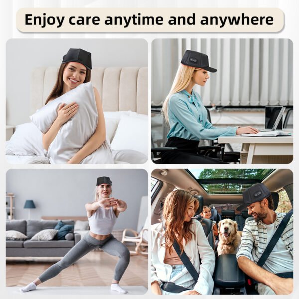 Red Light Therapy Cap for Hair Growth 100 LED Smart Touch Control Timer for Men and Women