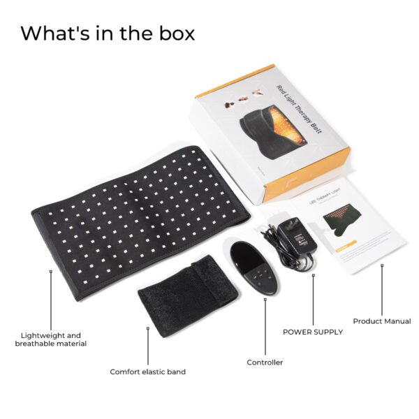 Red Light Therapy Waist Belt Versatile Massage Belt for Body Multiple Use