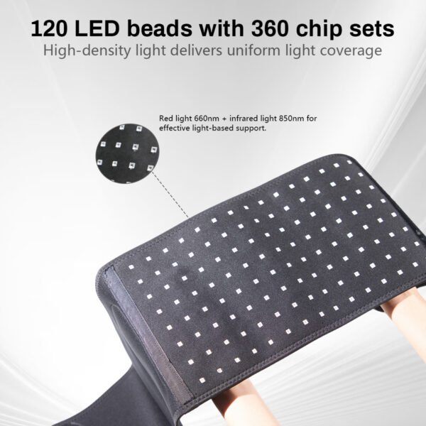 Red Light Therapy Waist Belt Versatile Massage Belt for Body Multiple Use