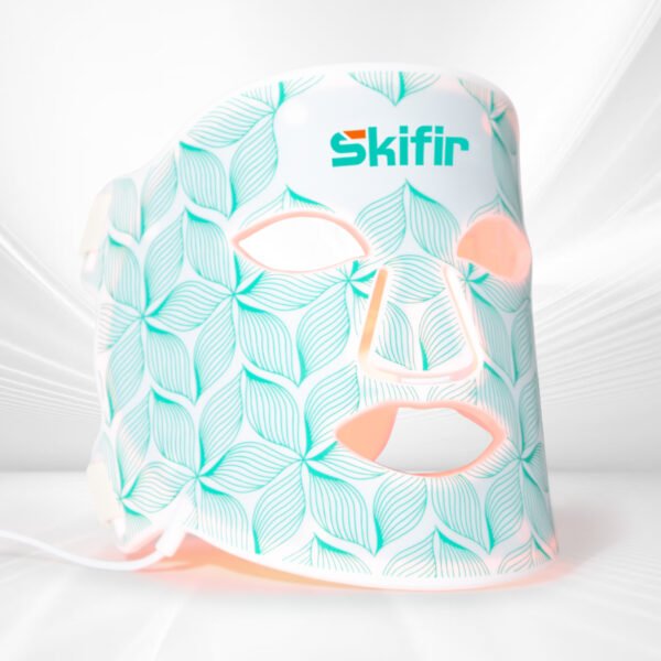 Rechargeable 630nm Red Light Therapy LED Facial Mask Soft Silicone Electric Face Mask Support OEM and ODM