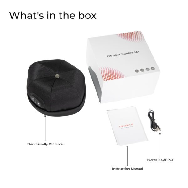 High-Tech Laser Hair Growth Cap Red Light Therapy for Thicker Darker Hair