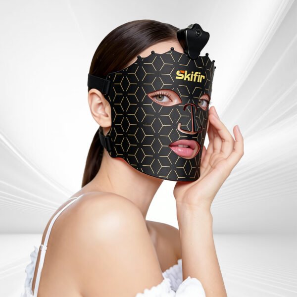 Handheld Silicone LED Mask Infrared Red Light Acne Removal Whitening