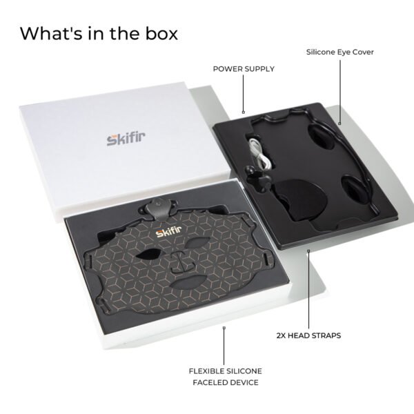 Handheld Silicone LED Mask Infrared Red Light Acne Removal Whitening