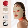 Handheld Silicone LED Mask Infrared Red Light Acne Removal Whitening
