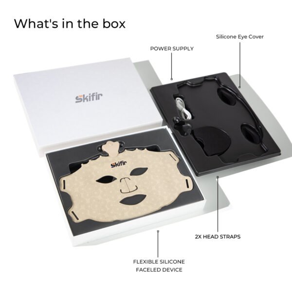 Handheld Silicone LED Mask Infrared Red Light Acne Removal Whitening