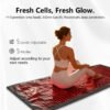 skifir Factory Wholesale Large Size Full Body Spa Salon Use LED Light Yoga Mat Infared Red Light Therapy Blanket