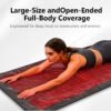 skifir Factory Wholesale Large Size Full Body Spa Salon Use LED Light Yoga Mat Infared Red Light Therapy Blanket